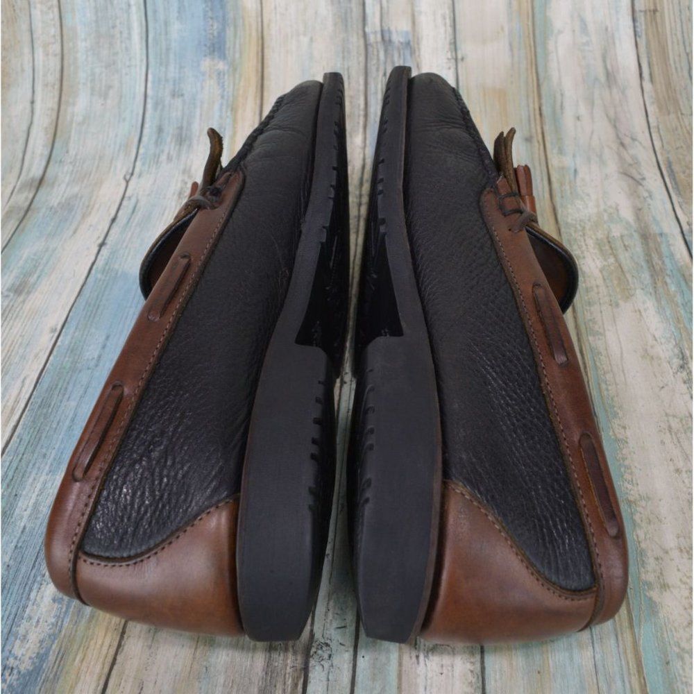 Allen Edmonds Nashua Men's Tassel Loafers Size 11 Black Brown Dress Shoes - Picture 6 of 10